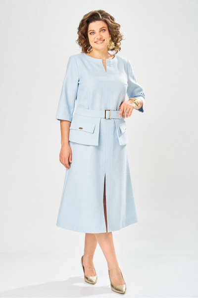 Платье Bonna Image 1047/2 голубой - фото 8
