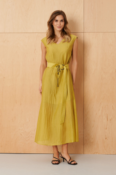 Платье Панда 120880 оливковый - фото 1