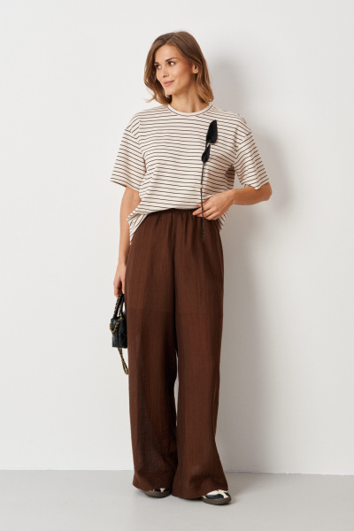 Джемпер Панда 122540 молочный - фото 4