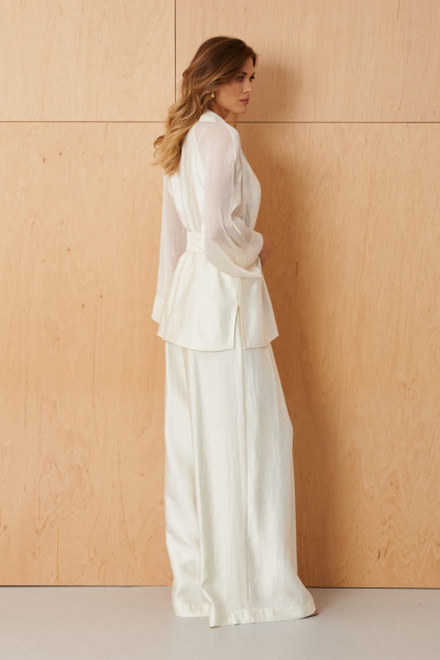 Брюки Панда 106163 молочный - фото 3