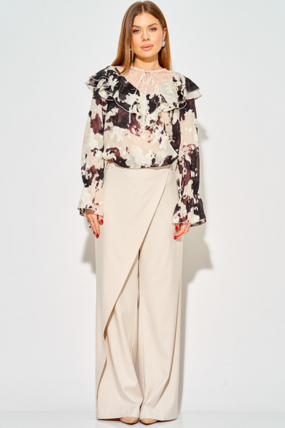 Брюки Laikony L-024 топленое_молоко - фото 7