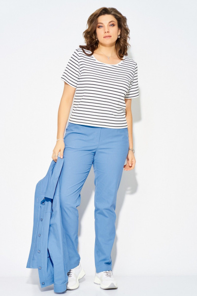 Бомбер, брюки, джемпер Fita 40112 голубой - фото 7