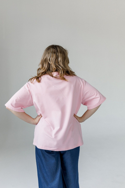 Футболка JoEmber 28 розовый - фото 4