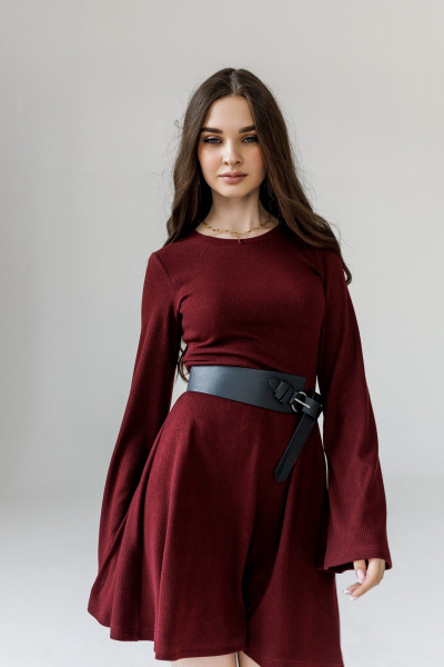 Платье JoEmber 29 бордо - фото 8