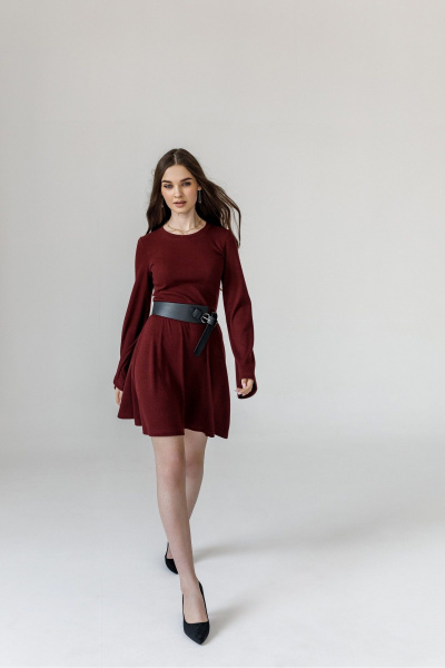 Платье JoEmber 29 бордо - фото 7