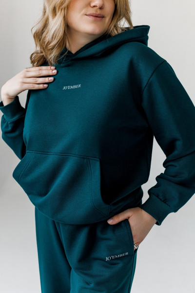 Брюки, худи JoEmber 23 изумруд - фото 8