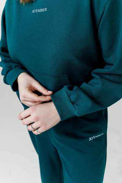 Брюки, худи JoEmber 23 изумруд - фото 7