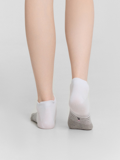 Носки Mark Formelle 309C-3144/25309C белый_серый_меланж_рис.3144 - фото 3