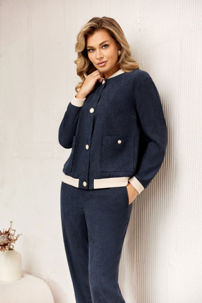 Бомбер, брюки AGATTI 5992 синий - фото 2