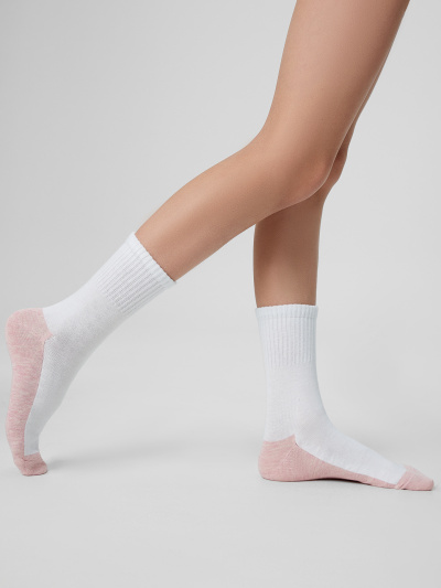 Носки Mark Formelle 444A-3078/B4-253444A белый_роз.мел_беж.мел_сер.мел._рис.3078 - фото 2