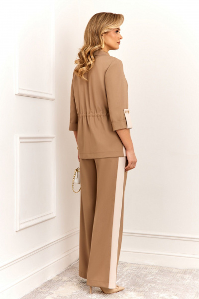 Брюки, жакет AGATTI 6008 песочный - фото 5