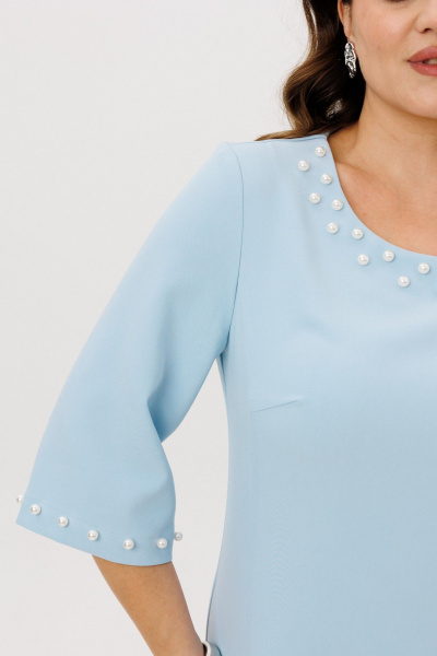 Платье ANIDEN 719-3 голубой - фото 8