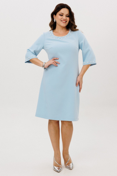 Платье ANIDEN 719-3 голубой - фото 2