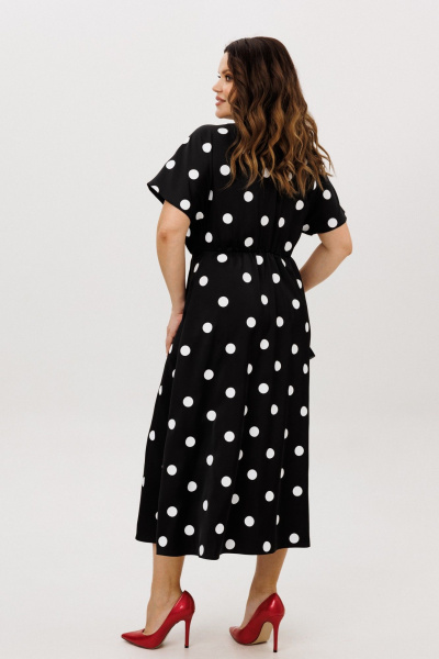 Платье ANIDEN 721-4 черно-белый - фото 10