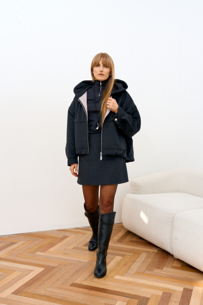 Юбка FAMA 24120-2 графит - фото 2