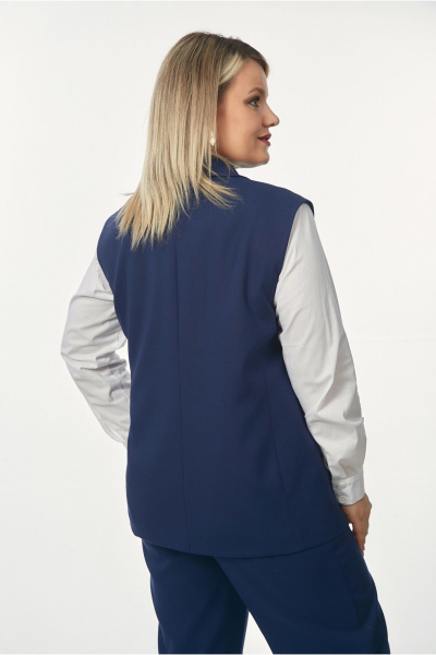 Брюки, жилет OVERYOU М241 синий - фото 6