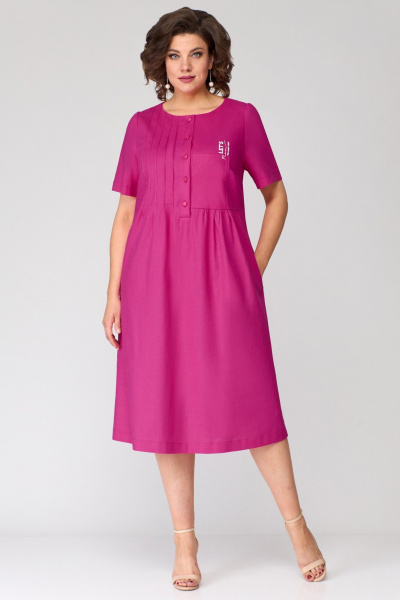 Платье Мишель стиль 1115-2 фуксия - фото 2