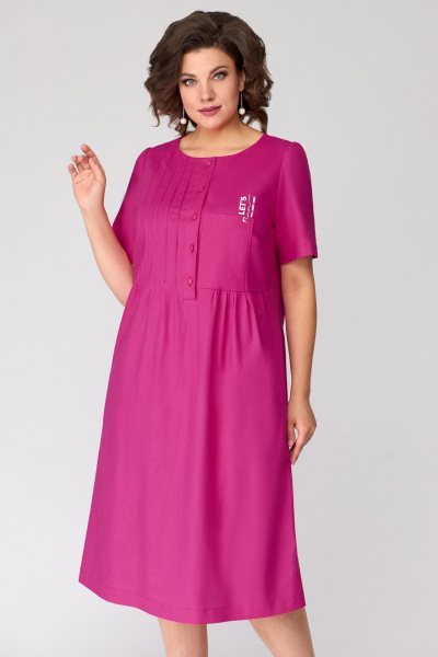 Платье Мишель стиль 1115-2 фуксия - фото 3