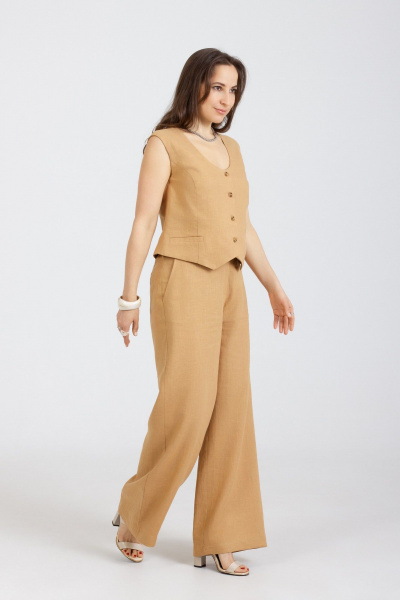 Брюки Mirolia 1287 горчица - фото 5