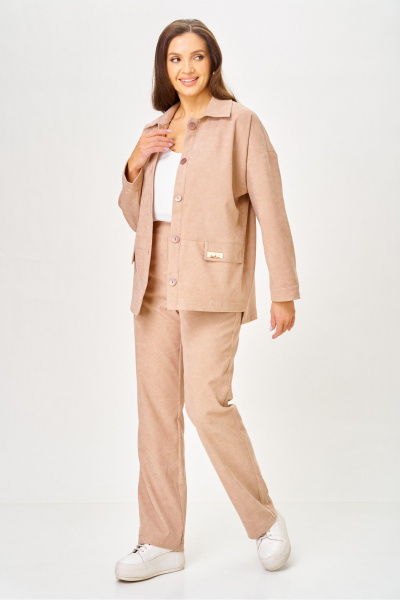 Брюки, рубашка VIPPRIMO 125 пыльный-беж - фото 5