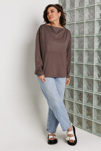 Блуза BegiModa 4158 фиолетовый_кварц - фото 2