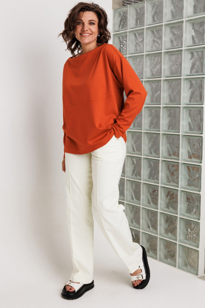 Блуза BegiModa 4158 оранж - фото 4