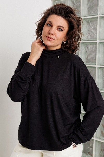 Лонгслив BegiModa 4159 черный - фото 3