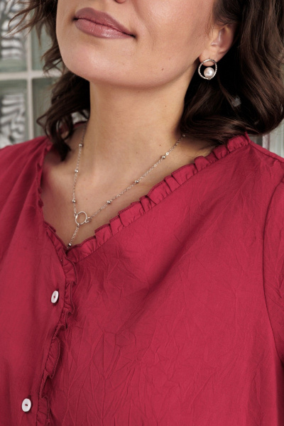 Блуза BegiModa 4160 рубин - фото 6