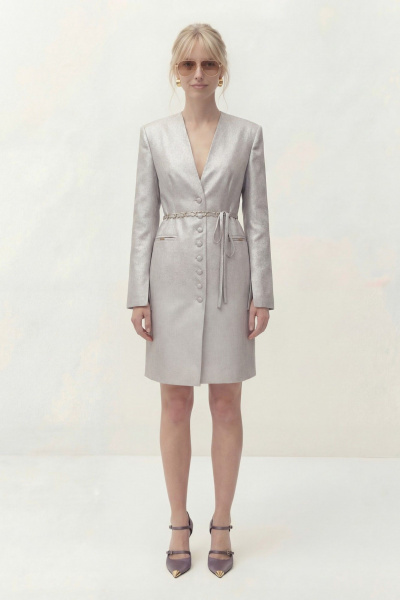 Платье Lokka 1834 жемчужно-серый - фото 1