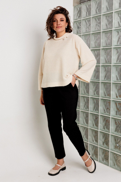 Свитшот BegiModa 4165 топленое_молоко - фото 8