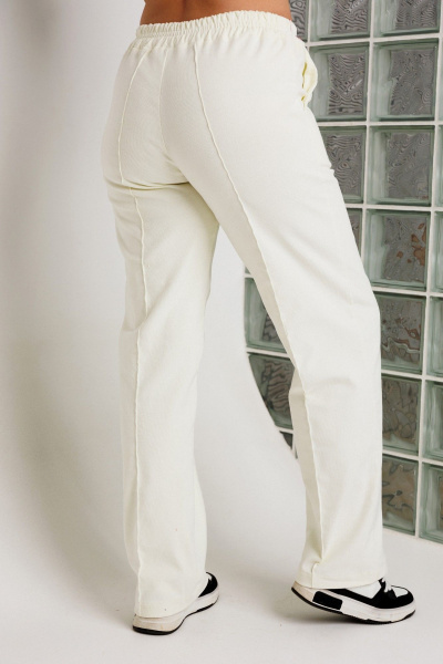 Брюки BegiModa 6081 молочный - фото 9