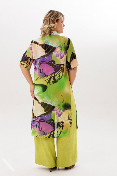 Блуза, брюки Anastasia м-1334 лайм - фото 7