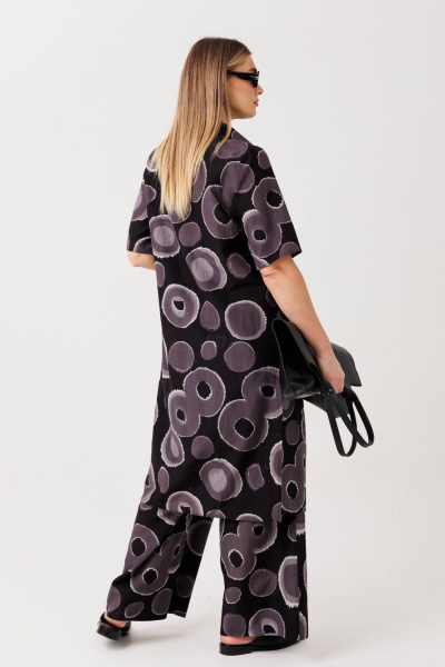 Блуза, брюки Anastasia м-1335 черный - фото 8