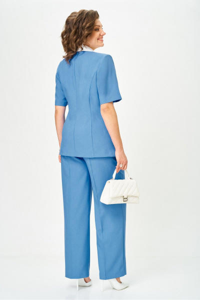 Брюки, жакет Орхидея 1669 голубой - фото 2