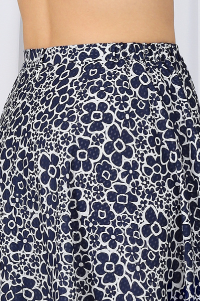 Блуза, юбка Ninele 5992 синий_ромашки - фото 11