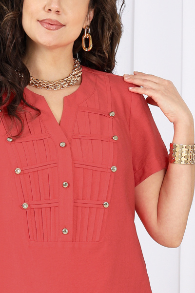 Блуза, брюки Ninele 6003 алый - фото 2