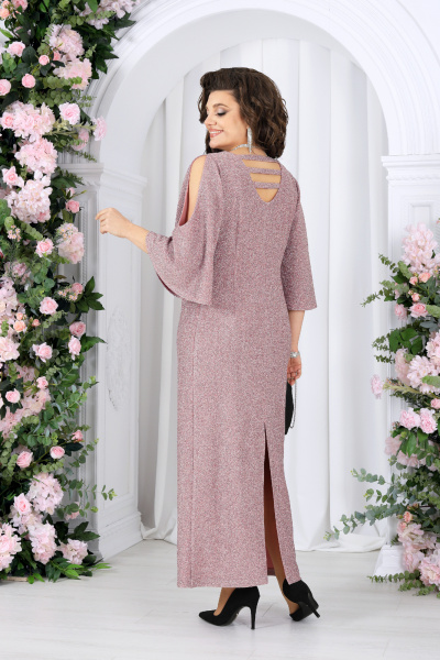Платье Ninele 6083 пудра - фото 9