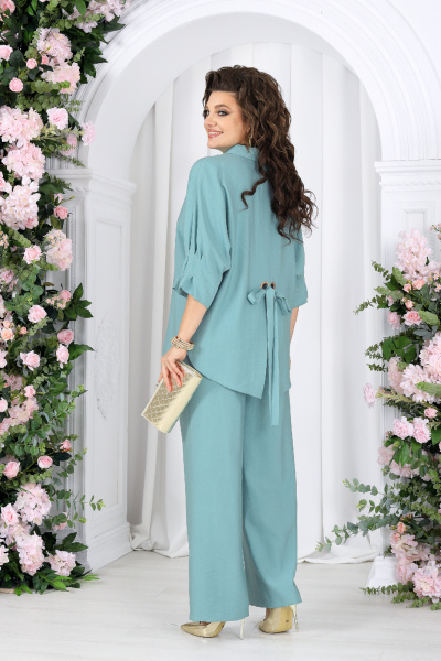 Блуза, брюки Ninele 6102 морской - фото 2