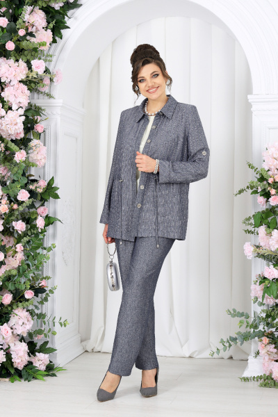 Брюки, джемпер, жакет Ninele 7463 джинсовый - фото 6