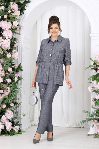 Брюки, джемпер, жакет Ninele 7463 джинсовый - фото 8