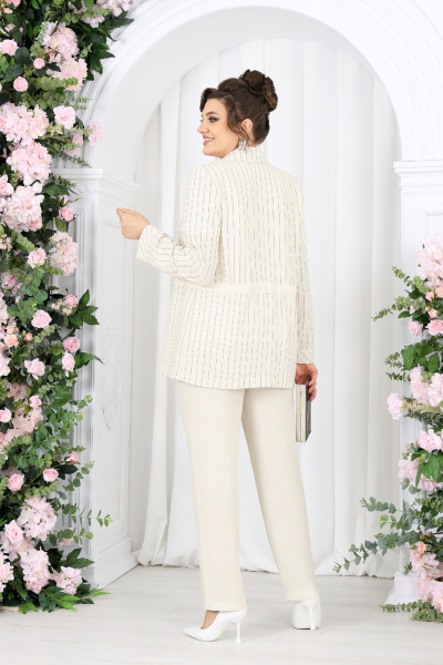 Брюки, джемпер, жакет Ninele 7463 молочный - фото 11