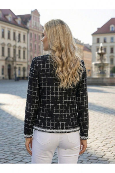 Жакет Belange 2942 синий - фото 5