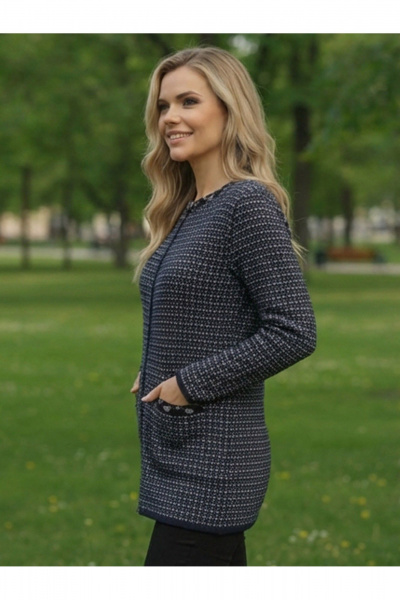 Жакет Belange 2866 синий - фото 8