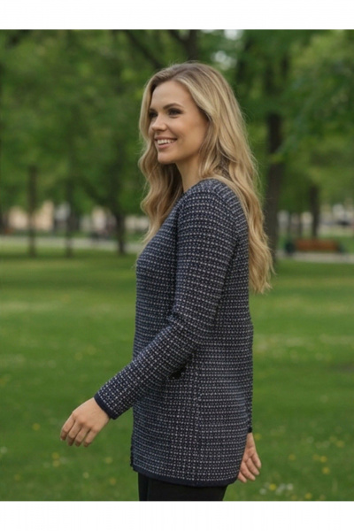 Жакет Belange 2866 синий - фото 7