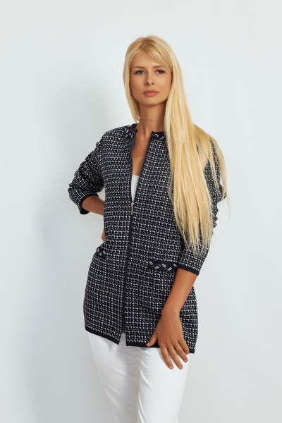 Жакет Belange 2866 синий - фото 2