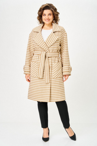 Пальто Svetlana-Style 1687 бежевый - фото 6