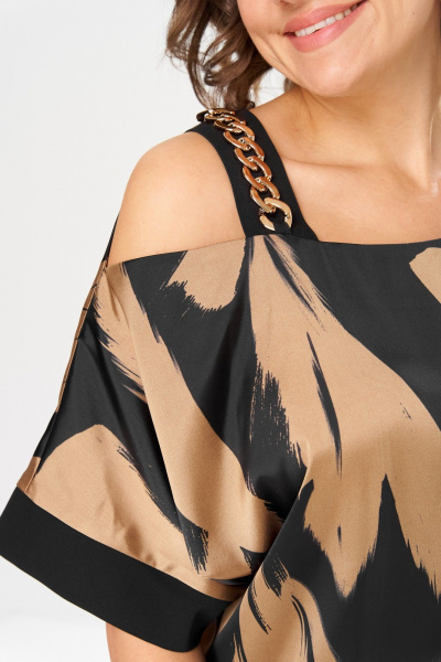 Блуза, брюки Romanovich Style 2-2884 коричневый - фото 13