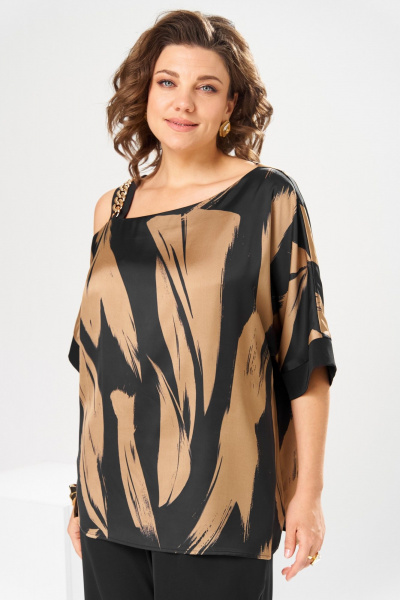 Блуза, брюки Romanovich Style 2-2884 коричневый - фото 12