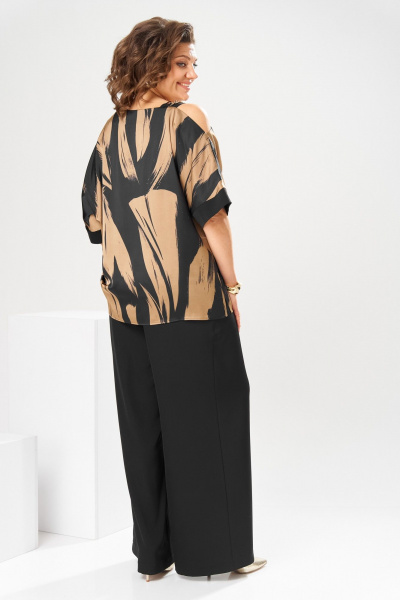 Блуза, брюки Romanovich Style 2-2884 коричневый - фото 8