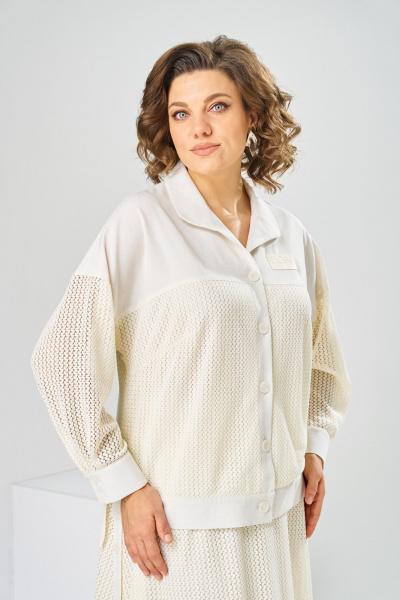 Жакет, юбка Romanovich Style 2-2856 молочный - фото 11